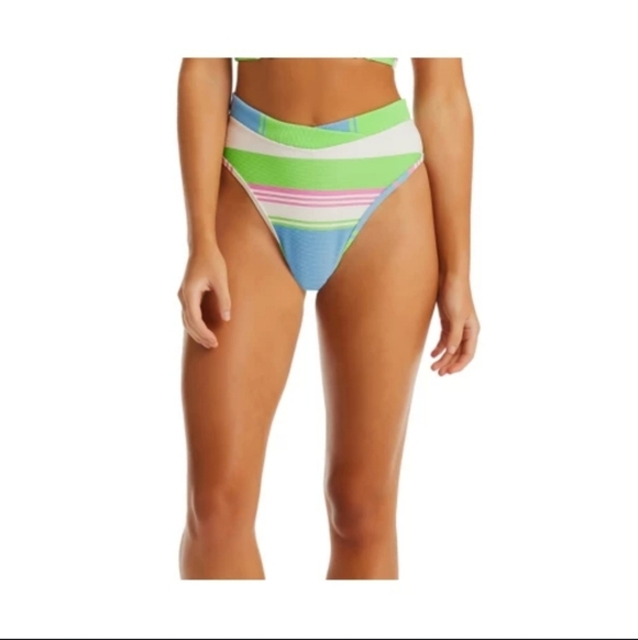 Jessica Simpson One Shoulder Bikini V Front On The Horizon Women Small Beach - Picture 9 of 10